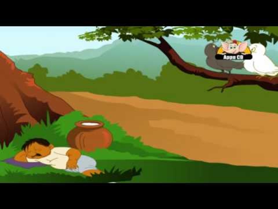 Hitopadesha Tale in Kannada - The Wicked Raven