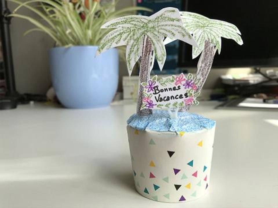 Fabriquer une surprise pour fêter un départ en vacances