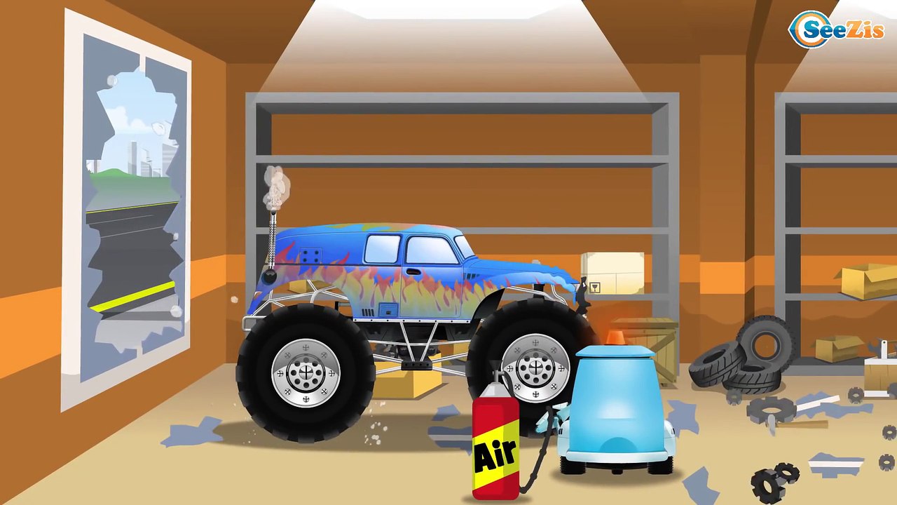The Ambulance - Real Emergency Vehicles - New Car Cartoon Video for Kids