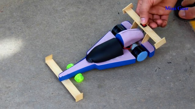 How to Make a Formula 1 Battery Car _ Powered Car 2017 (DIY Easy)
