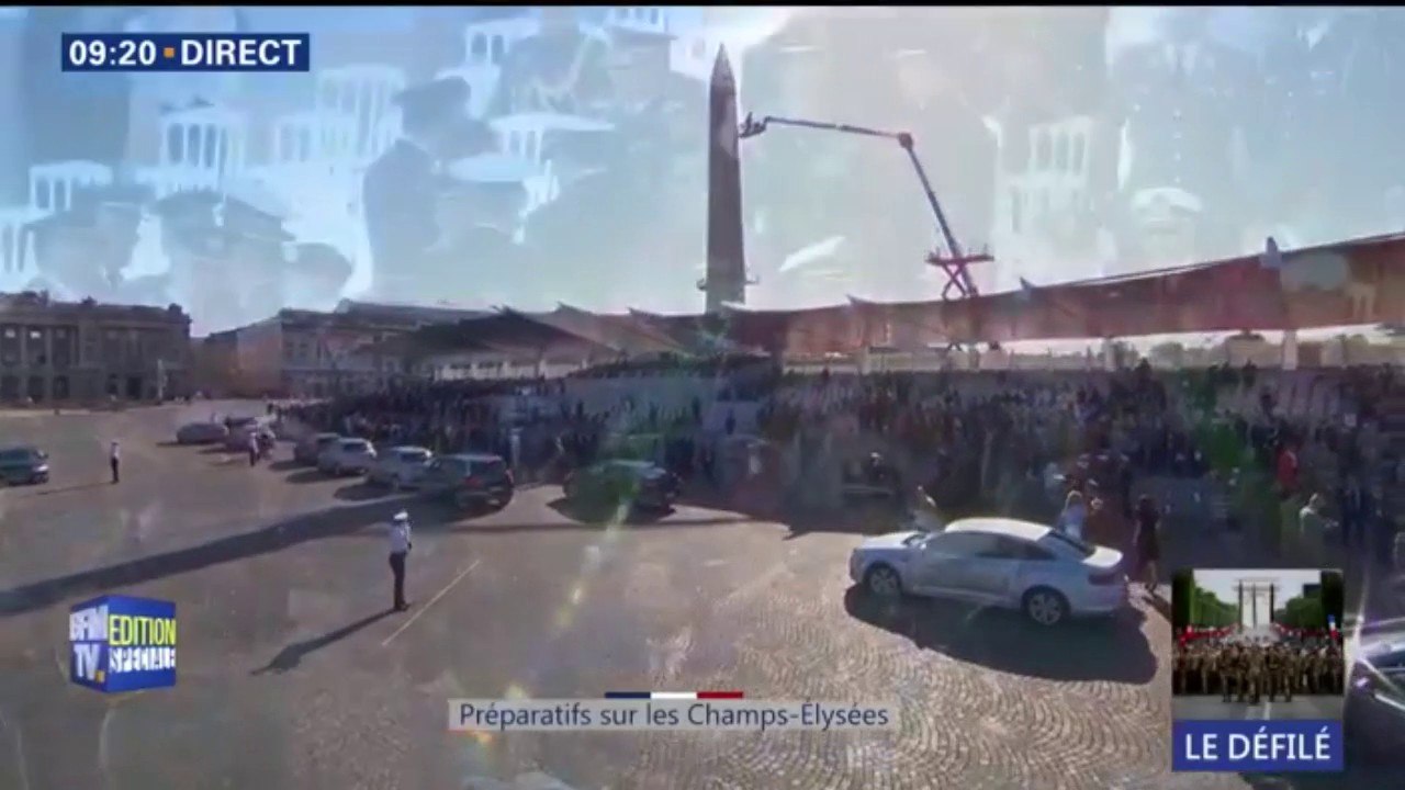 14-Juillet: les soldats américains sont prêts à entamer le défilé sur les Champs-Élysées