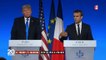 Complicité et échange de compliments hier entre Donald Trump et Emmanuel Macron - Regardez