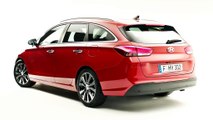 La Hyundai i30 SW affiche une ligne de toit fuselée