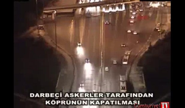 İşte 15 Temmuz Şehitler Köprüsü'nde yaşananların ilk kez yayınlanan görüntüleri