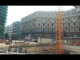 Napoli - Cantiere Metro, protestano i commercianti di Via Duomo e Piazza Amore (13.07.17)