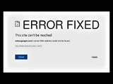 How to fix server DNS address could not be found Site couldn't be reached