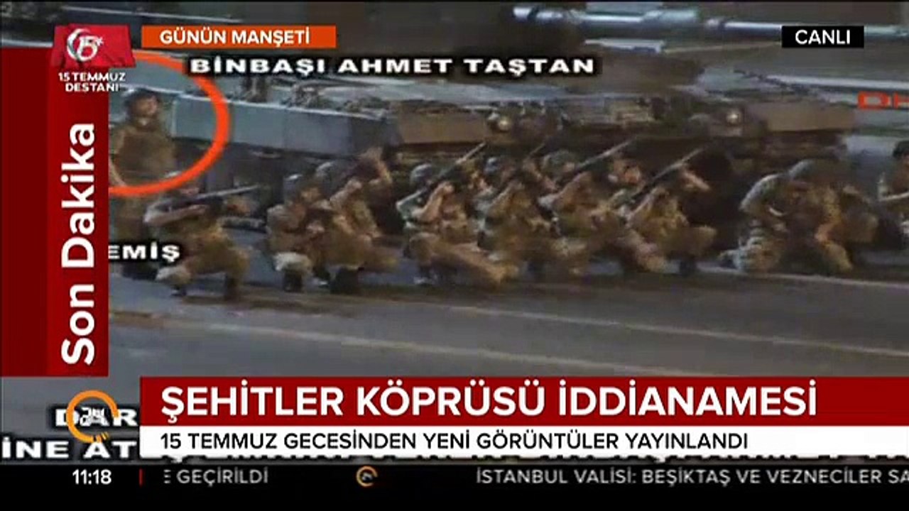 15 Temmuz gecesi 15 Temmuz Şehitler Köprüsü"nde yaşananların ilk kez yayınlanan görüntüleri