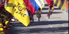 Slow Motion crash Cavendish resulting in Disqualification Sagan