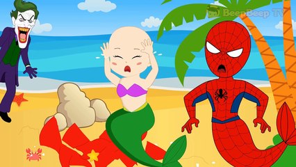 Frozen Elsa vs Poison Ivy for Love! Spiderman, Superhero vs Joker Finger Family Nursery Rh