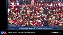 Défilé du 14 juillet : Donald Trump salué par Line Renaud, les étonnantes images (Vidéo)