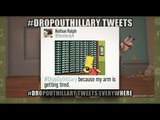 #DropOutHillary: Twitter blows up with anti-Clinton tirade