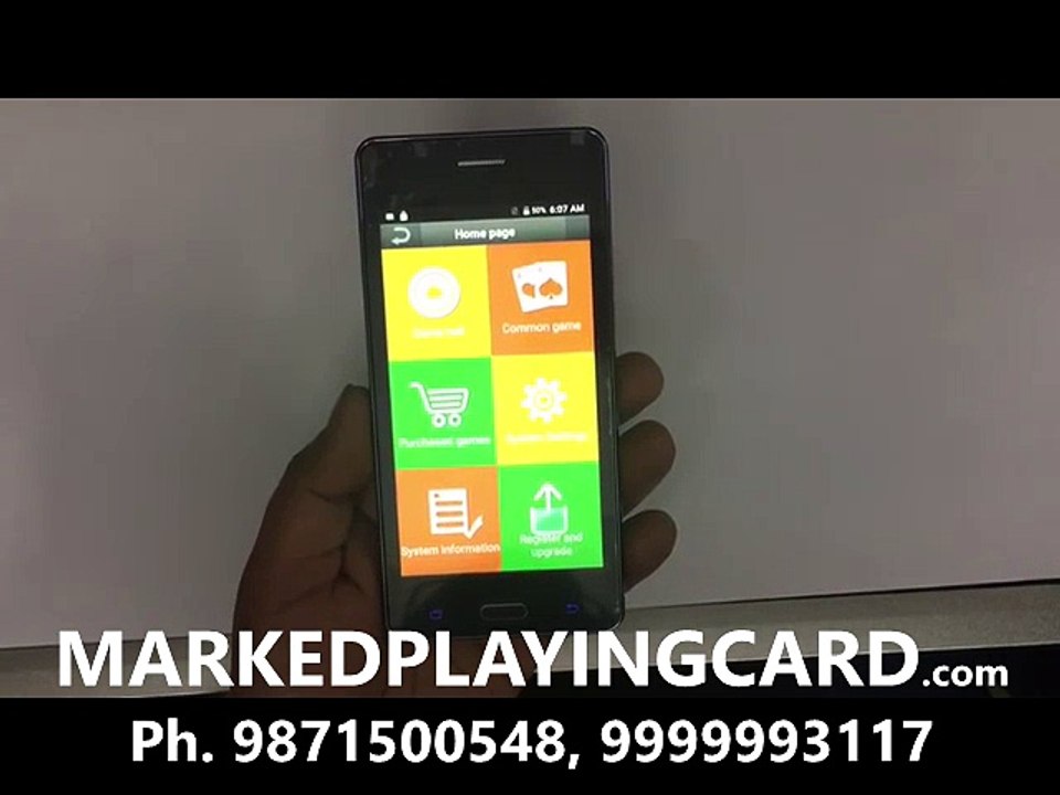 Cheating Playing Cards Device for 51 Cards Game Call 9871500548