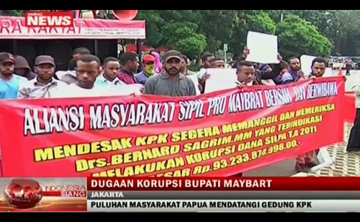 Dugaan Korupsi Bupati Maybart