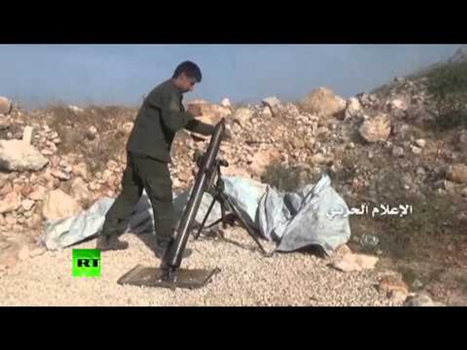 RAW: Syrian army forces and pro-govt fighters shell opposition-held parts of Aleppo