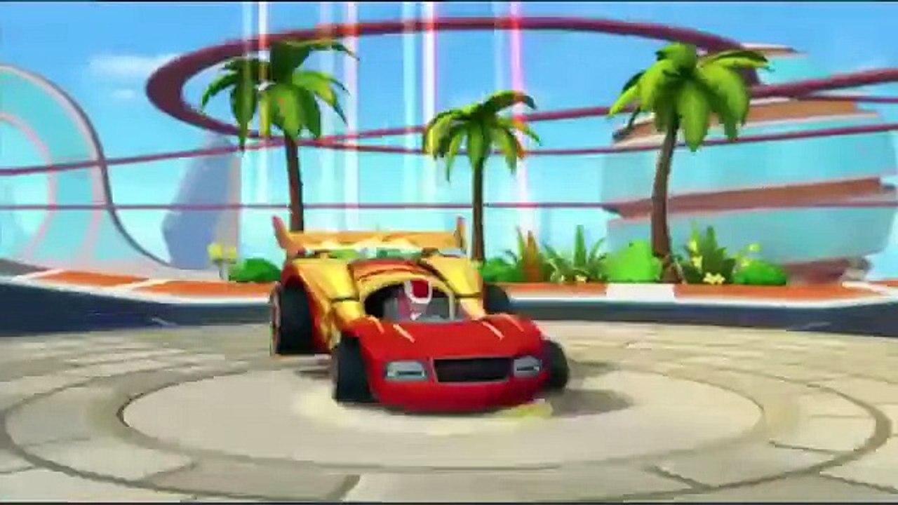 Blaze and the Monster Machines  Race To Eagle Rock  Race Car Adventures