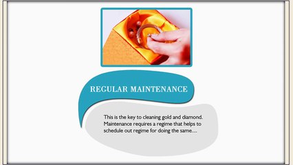Basic Guidelines for Maintaining the Gold and Diamond Jewelry