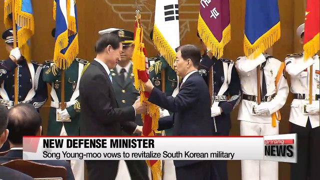 Song Young-moo takes office as new defense minister, vows military reform