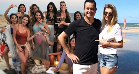 Şeyma Subaşı, Mikanos'taki Bekarlığa Veda Partisinden Görüntüler Paylaştı