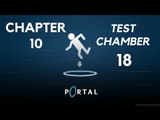 Portal 1 Gameplay | Let's Play Portal - Chapter 10 (Test Chambers 18) #10