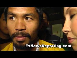 Manny Pacquiao Lands In Los Angeles BIG Scene At LAX