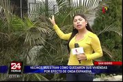San Isidro: así quedaron las viviendas tras explosión de balones de gas