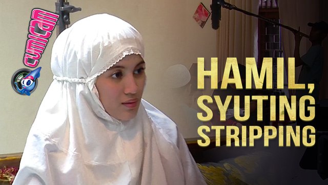 Hamil Besar, Alyssa Soebandono Syuting Stripping - Cumicam 14 Juli 2017