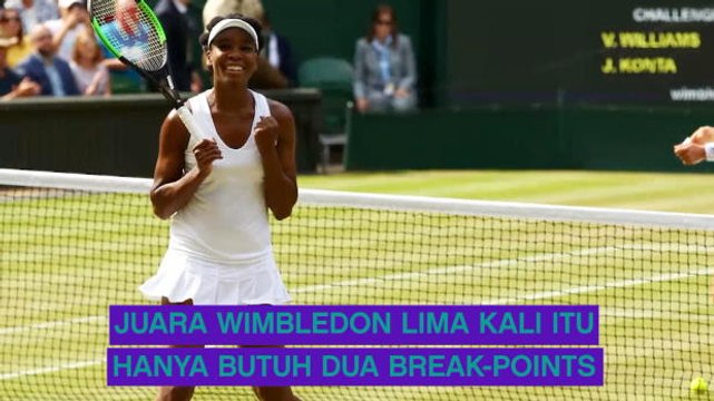 TENIS: Wimbledon: Review Hari Kesepuluh - Venus Dan Muguruza Bertemu Di Final