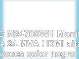 AOC M2470SWH  Monitor de 24 MVA HDMI altavoces color negro