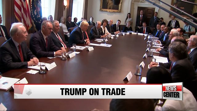 Trump says U.S. began renegotiating trade deal with S. Korea, trade with China needs to be ficed