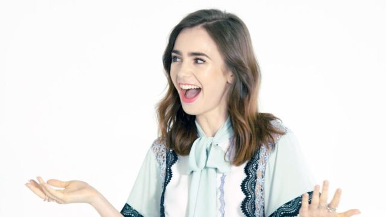 Lily Collins Proves She Knows Design with First-Ever AD IQ Test