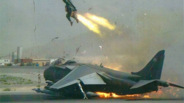 Airplane crash scenario - Fighter Jet Seat Ejection test