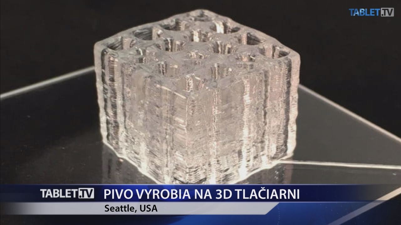 Pivo z 3D tlačiarne? Americkí vedci vedia, ako na to.