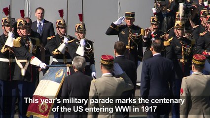 Macron, Trump mark France's Bastille Day