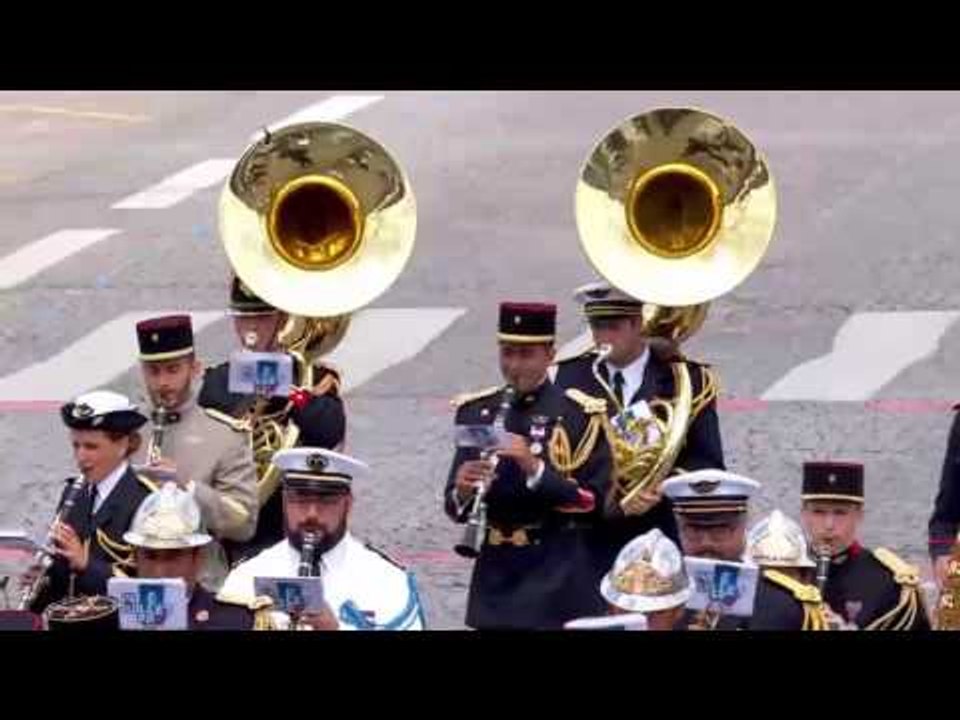 Military Band Plays Daft Punk Medley for Trump and Macron at Bastille Day Event