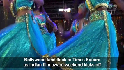 Bollywood frenzy in Times Square ahead of Indian film awards