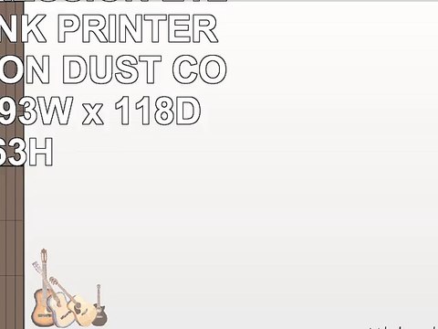 EPSON EXPRESSION ET2550 ECO TANK PRINTER BLACK NYLON DUST COVER SIZE 193W x 118D x