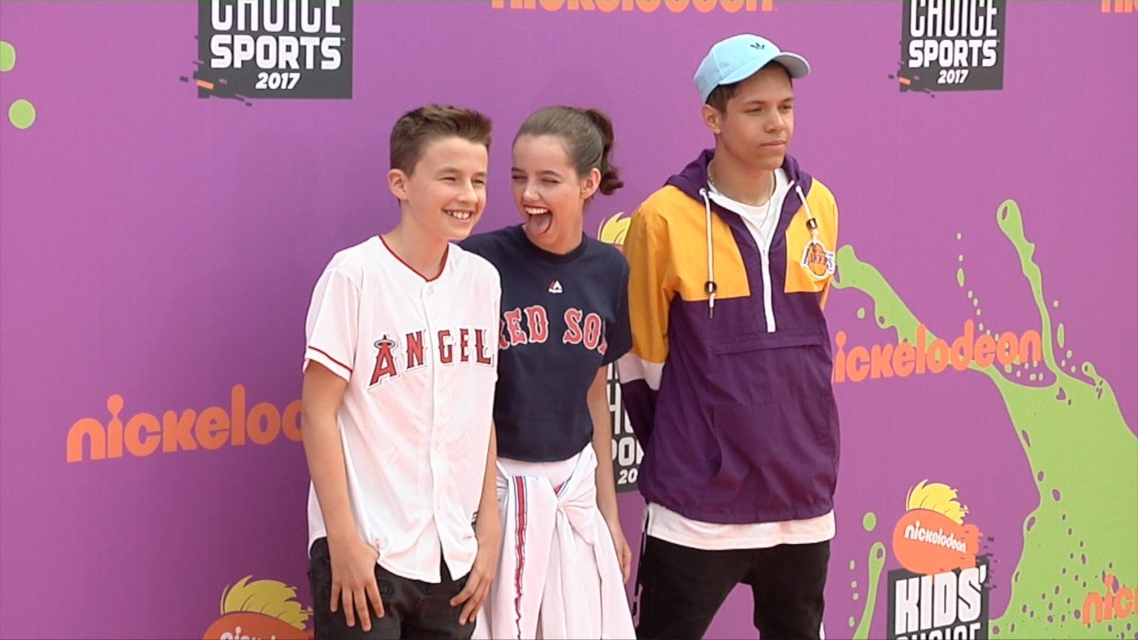 Hunter Street Cast 2017 Kids’ Choice Sports Awards Orange Carpet