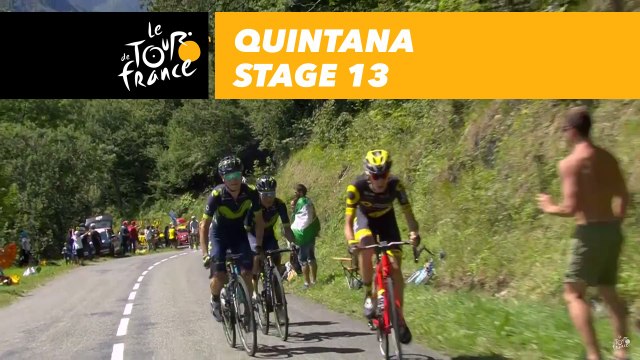 Quintana prend la tête / is taking the lead - Étape 13 / Stage 13 - Tour de France 2017