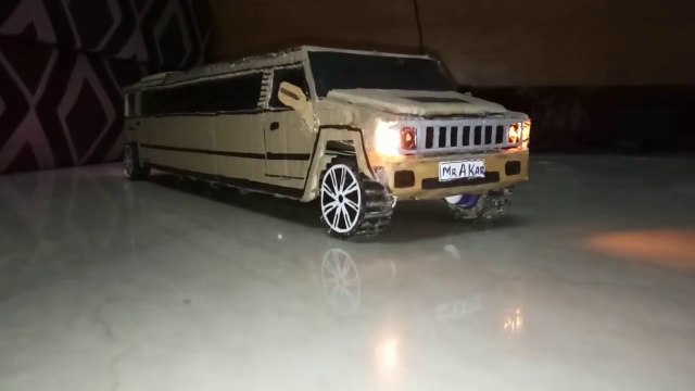 Cardboard Hummer Car __ How to make RC Hummer Limousine __Hummer limo toy car __ DIY Hummer at home