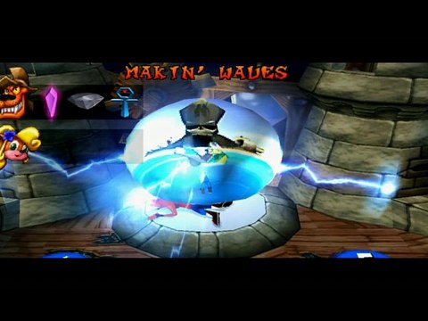 Crash Bandicoot Warped Sony Playstation Original GamePlay Stage Five