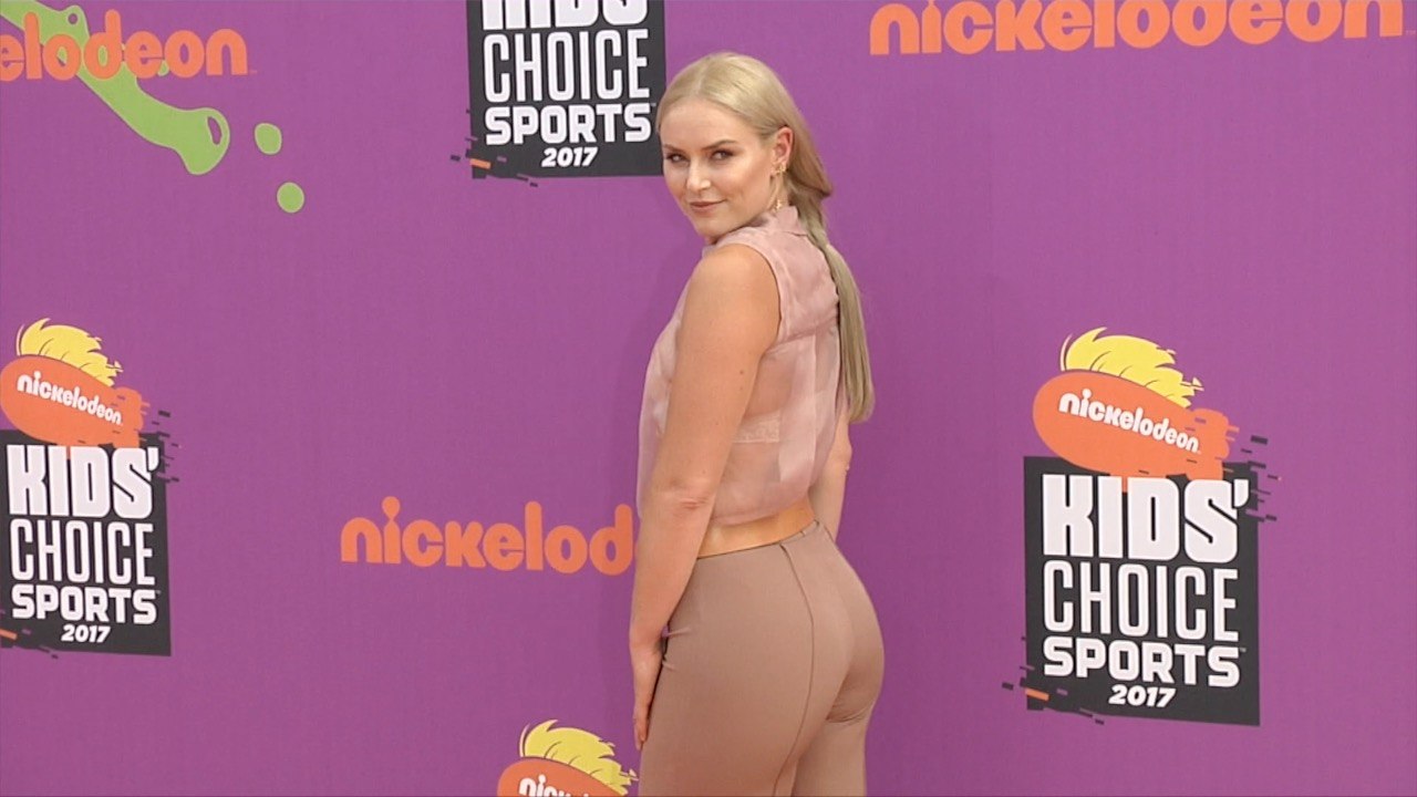 Lindsey Vonn 2017 Kids’ Choice Sports Awards Orange Carpet