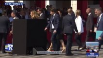 Commémorations à Nice: arrivée de François Hollande et Nicolas Sarkozy pour la cérémonie d'hommage