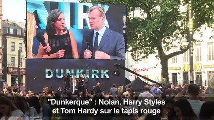 "Dunkerque": Nolan, Harry Styles et Tom Hardy sur le tapis rouge
