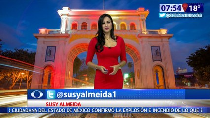 Susana Almeida Pronostico del Tiempo 14 de Julio de 2017