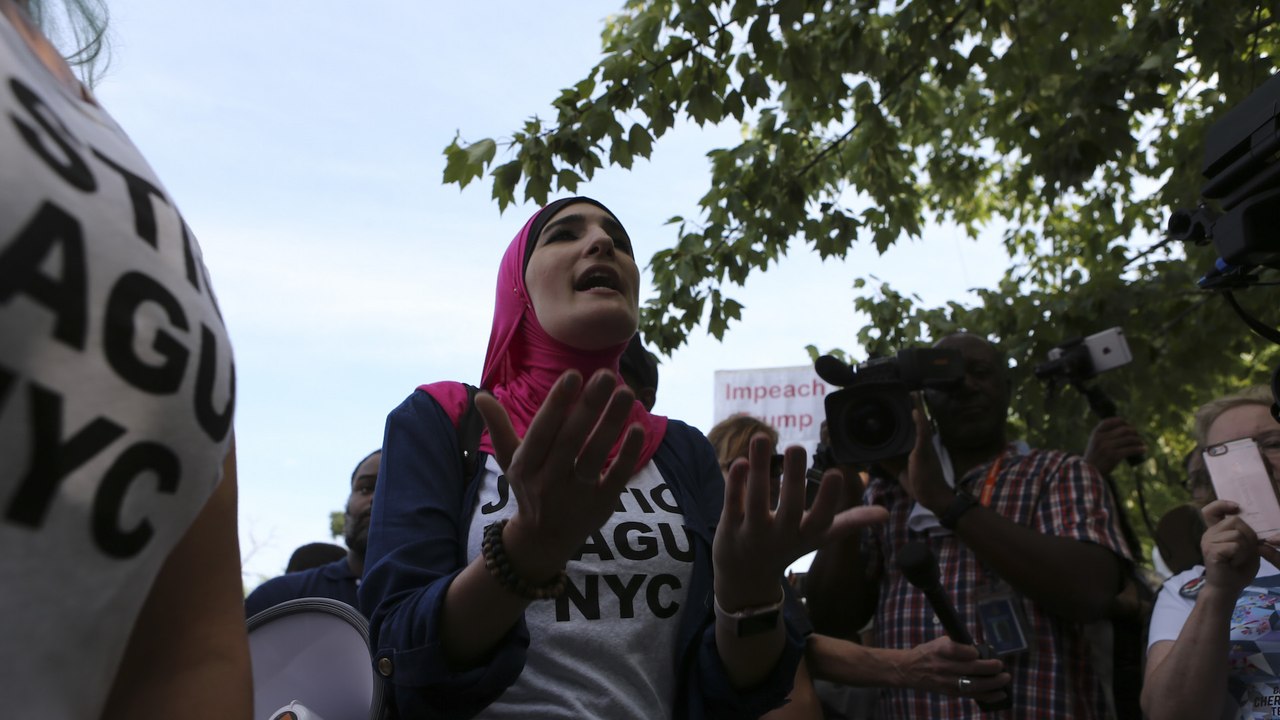 Women's March organizers protest the NRA