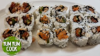 3 Spicy Sushi Roll Combo | YumYumCook