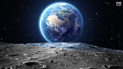 A lua mostra seu maior cráter