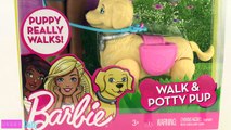 Et Tous les jours poupée pot chiot examen déballage Marche Unbox 4k barbie barbie