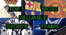 Top 5 most valuable sports teams