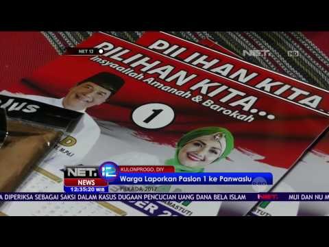 Warga Laporkan Paslon Pilkada Kulon Progo Nomor Urut Satu - NET12